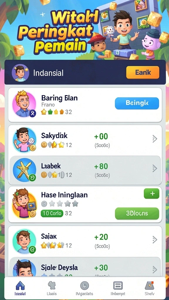Screenshot menunjukkan mode multiplayer yang seru dan interaktif.