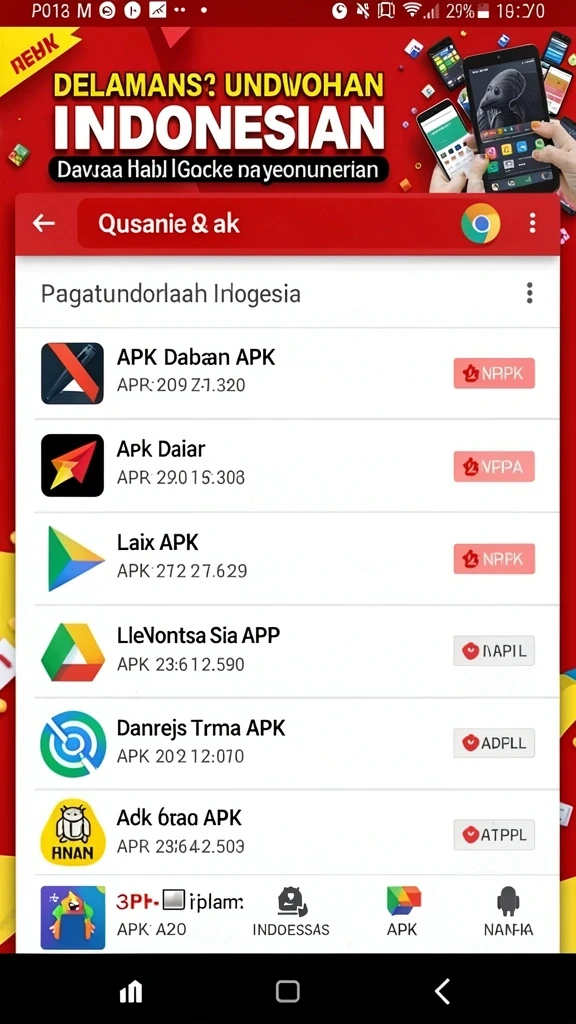 Gulungan yang berputar dengan simbol-simbol menarik.
