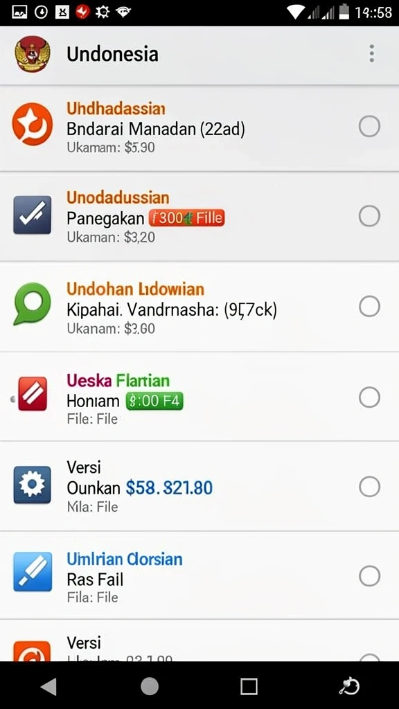 Contoh level menantang dalam 62IDN.