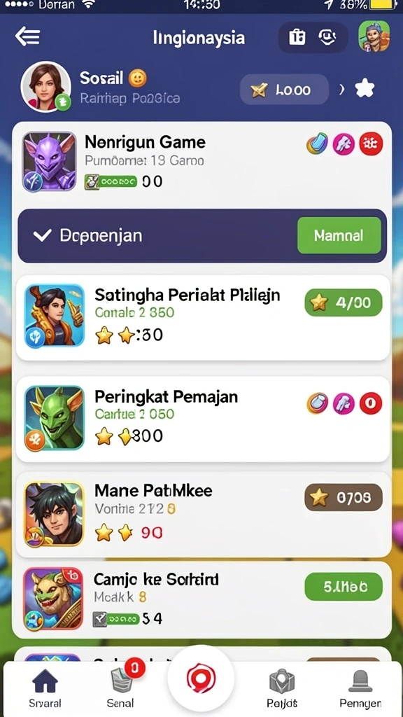 Pemain bersaing dalam mode multiplayer yang mengasyikkan.