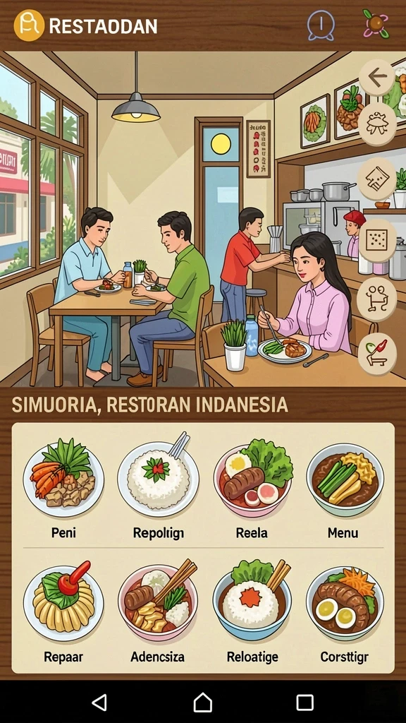 Antarmuka yang mudah digunakan untuk navigasi cepat.