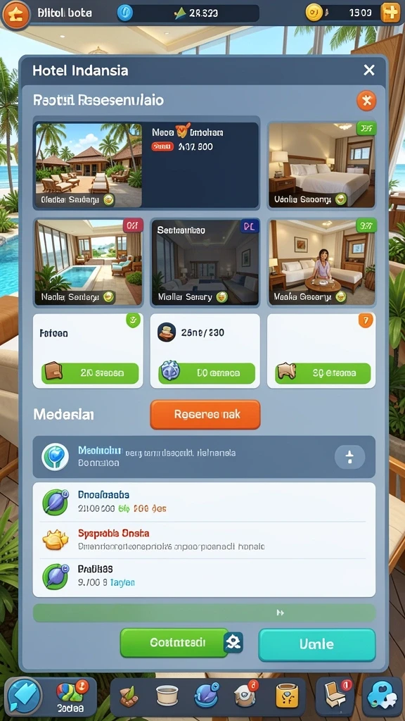 Tangkapan layar menampilkan level baru yang menarik.