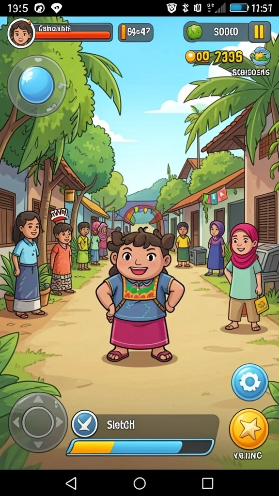 Karakter unik yang bisa dipilih dalam ACEPARTY.