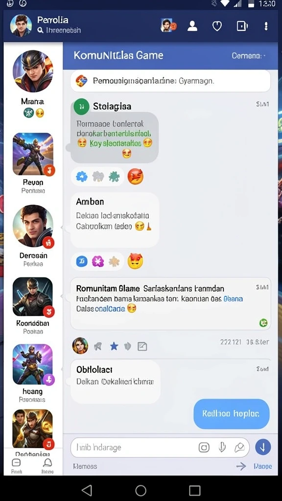 Momen seru saat berlomba dengan pemain lain.