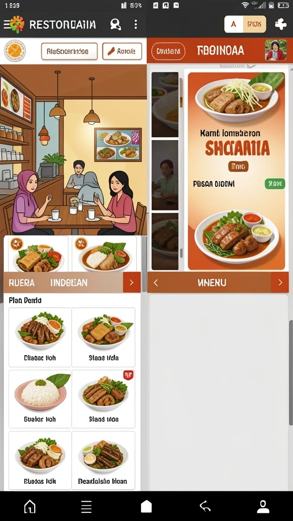 Tampilan antarmuka yang menarik dan user-friendly.