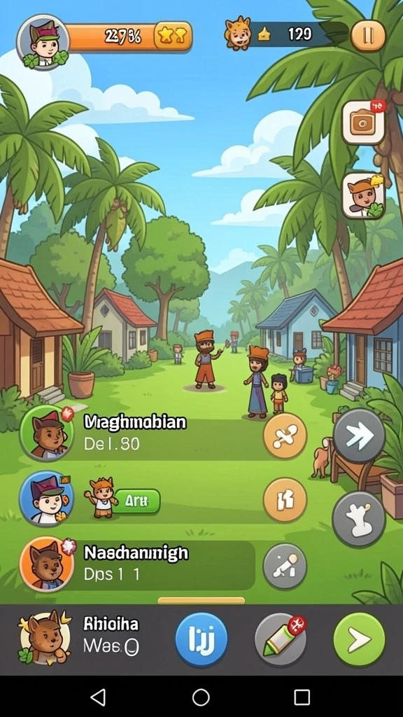 Tampilan antarmuka yang ramah pengguna dan menarik.