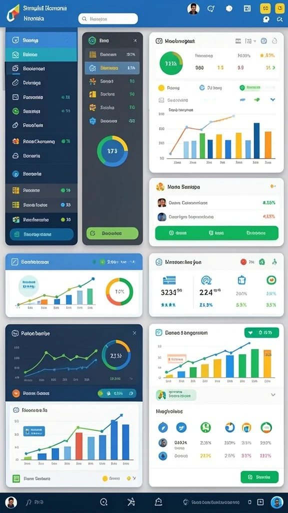 Karakter-karakter unik dengan desain yang kreatif.
