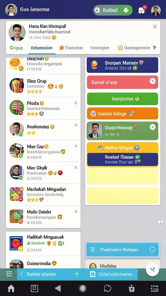 Fitur turnamen bulanan yang sangat kompetitif.
