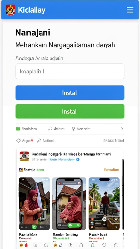 Tampilan antarmuka yang menarik dan mudah dinavigasi.