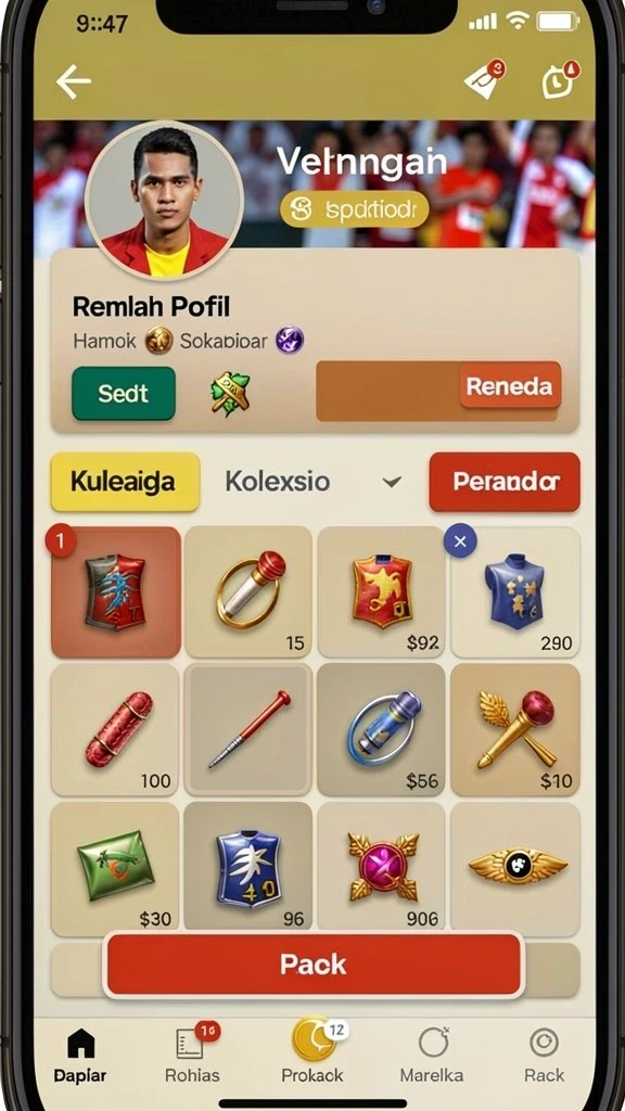 Tampilan awal aplikasi CITIBET88 yang menarik dan modern.