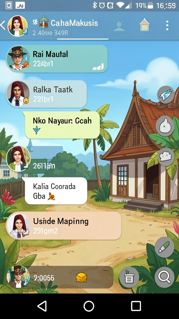 Karakter unik dengan senjata beragam.