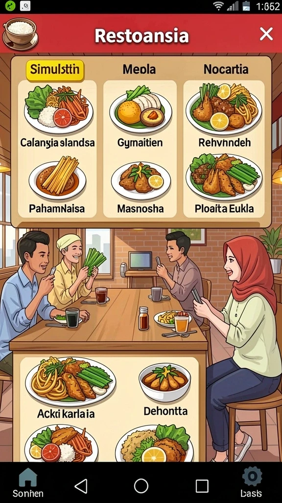 Tampilan antarmuka yang sederhana dan mudah dinavigasi.