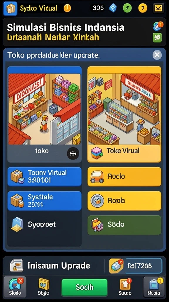 Tampilan antarmuka yang menarik dan sederhana.
