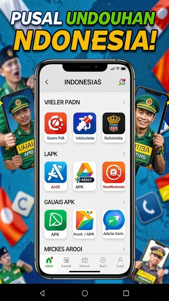 Screenshot ini menunjukkan karakter utama dalam aksi.