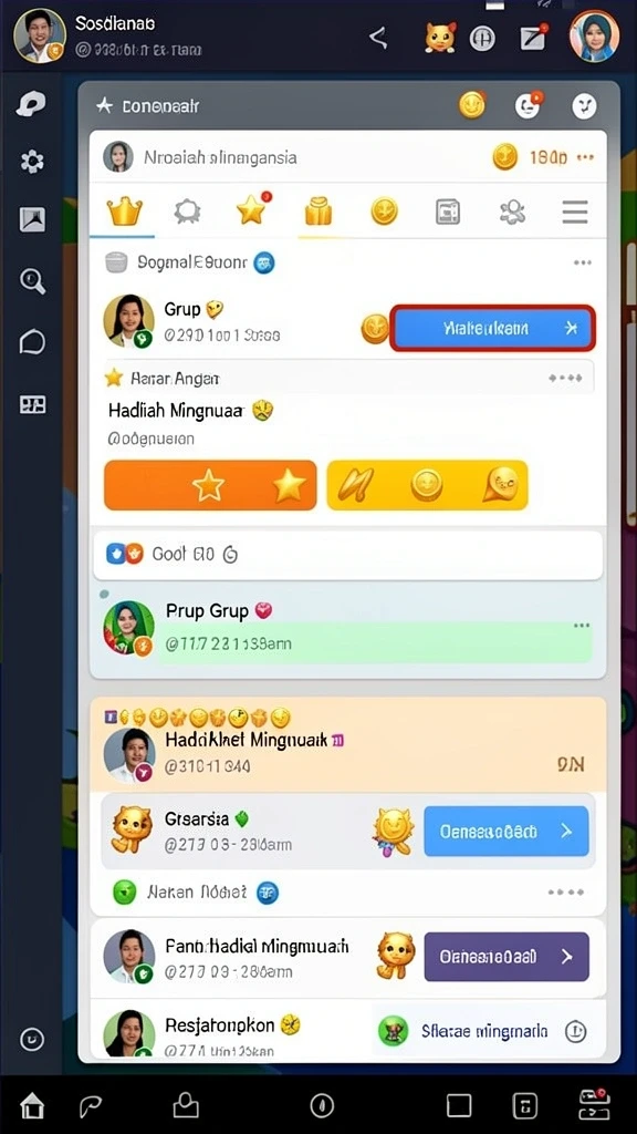 Beragam karakter menarik untuk dipilih.