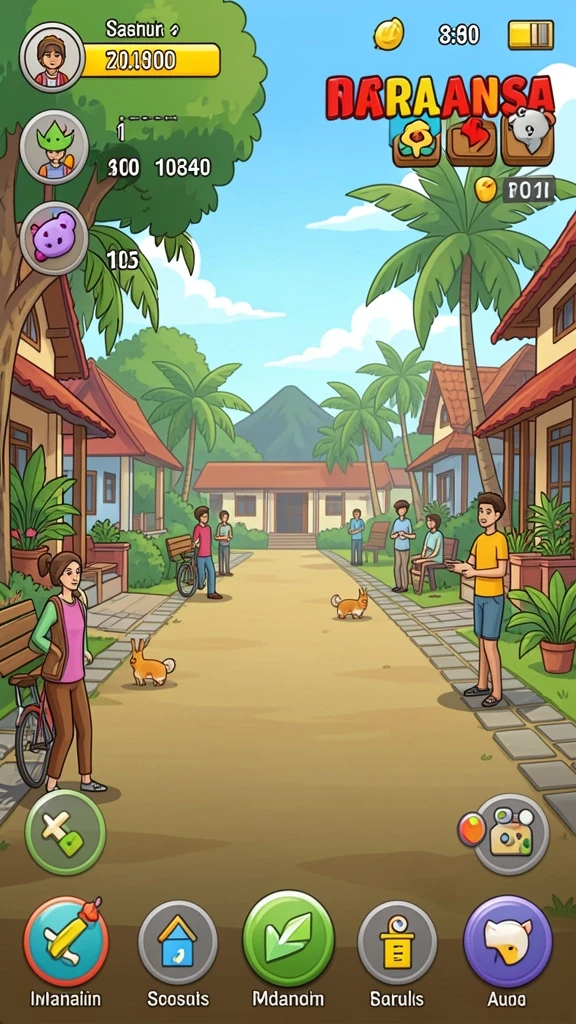 Ilustrasi karakter yang dapat digunakan dalam GACORMAX.