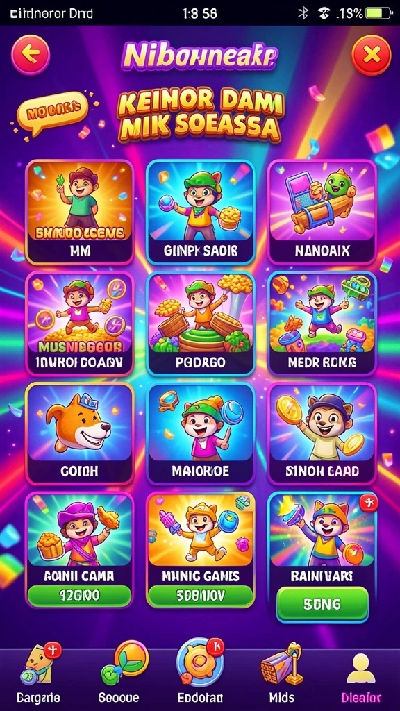 Tampilan awal permainan GARITOTO yang menarik.