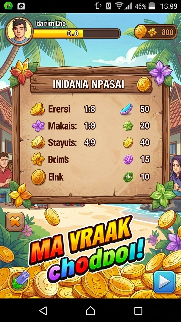 Beragam tema permainan yang seru dan menghibur.