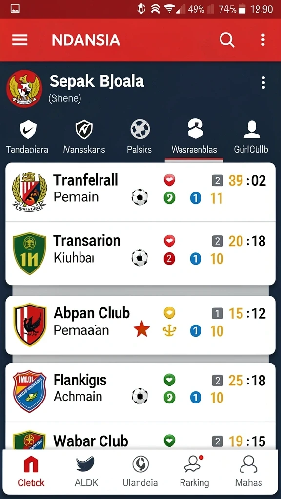 Fitur tantangan harian yang mengasyikkan.