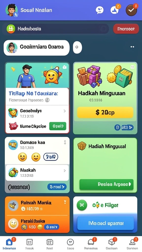 Tampilan antarmuka yang menarik dan mudah digunakan.