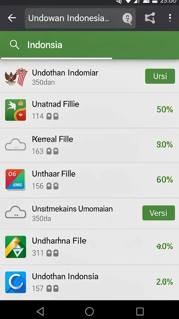 Tampilan menu utama yang menarik dan mudah dinavigasi.