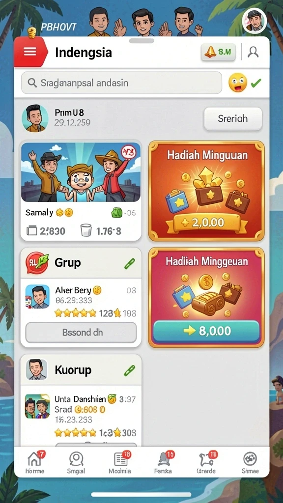 Tampilan grafis yang menakjubkan dan penuh warna.