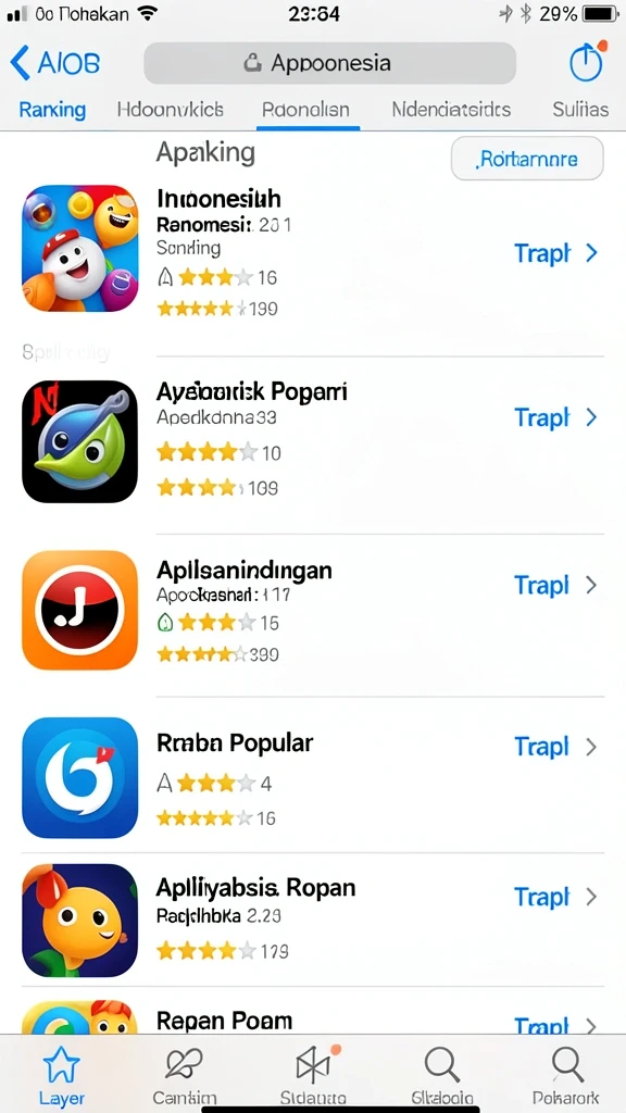 Tangkap layar kedua menampilkan mode permainan baru yang unik.