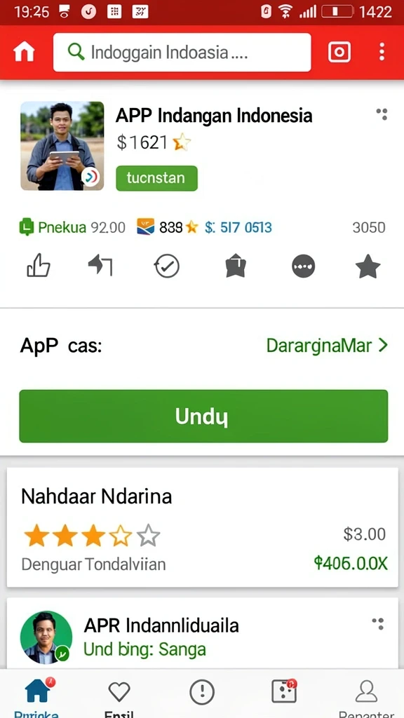 Tampilan antarmuka gameplay yang menarik.
