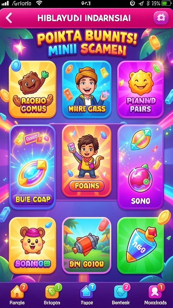 Tampilkan grafik level yang menakjubkan.