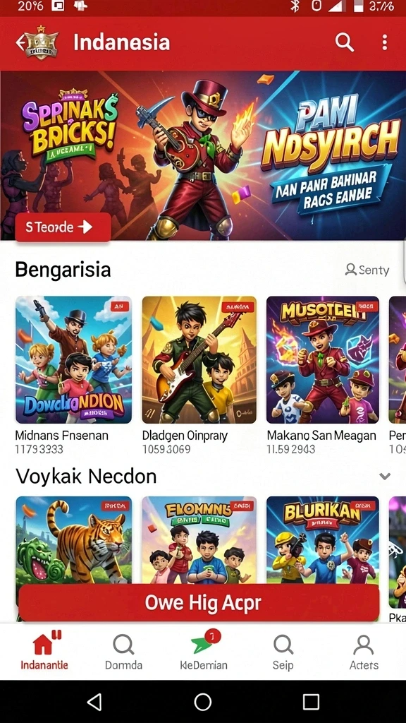 Tampilan antarmuka yang menarik dan interaktif.