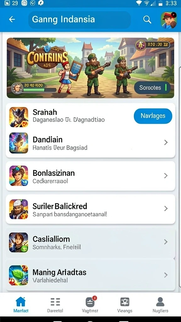 Fitur multiplayer yang memungkinkan bersaing dengan teman.
