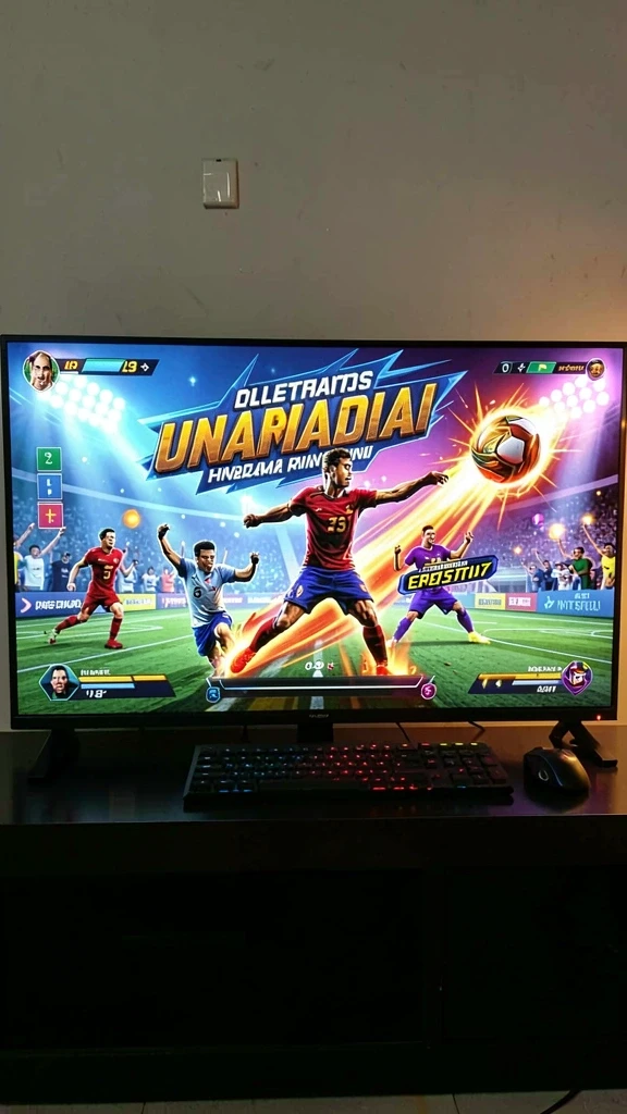 Momen seru saat bermain mode multiplayer.