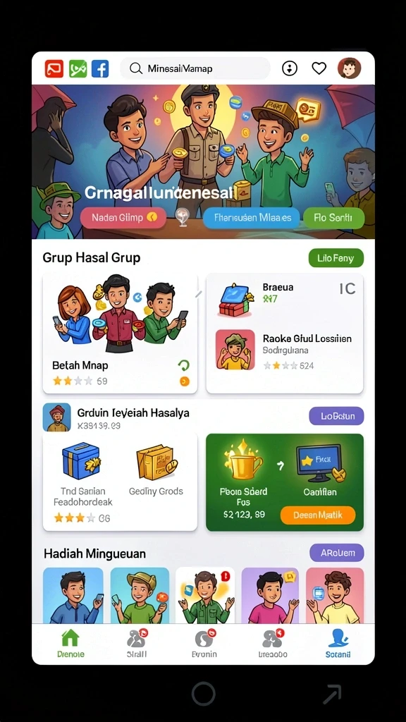 Antarmuka permainan yang responsif dan user-friendly.