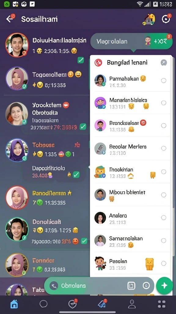 Aksi seru dalam mode multiplayer dengan teman.
