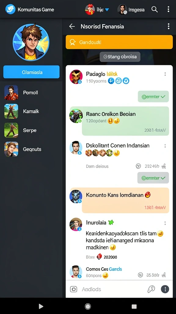 Tampilan awal yang menarik dan intuitif.