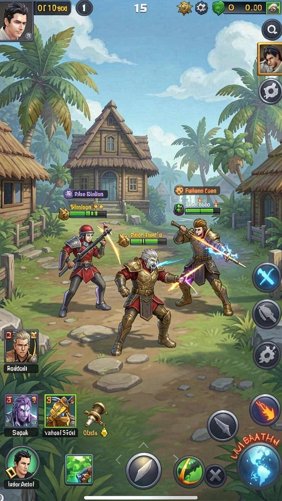 Grafik permainan yang memukau dan detail yang tajam.
