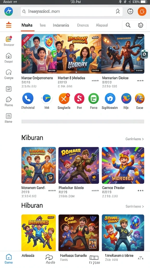 Tampilan grafis yang memukau dalam RP6677.