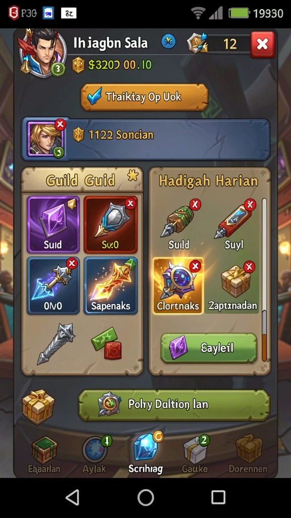 Tangkapan layar menunjukkan menu pilihan mode permainan.