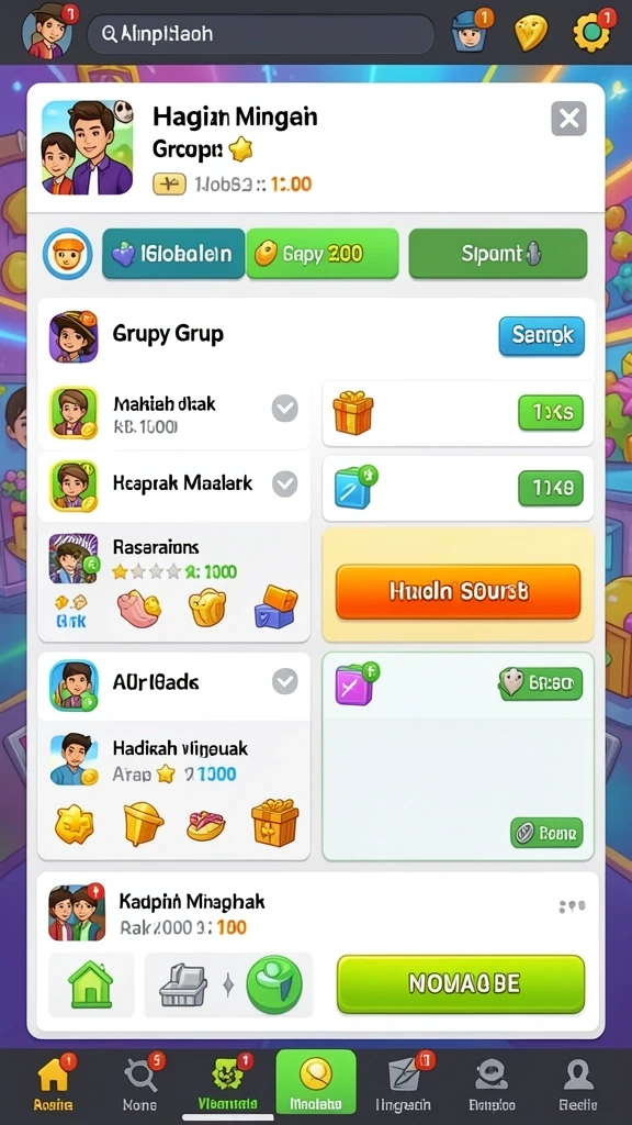 Screenshot memperlihatkan grafis indah dari level terbaru.