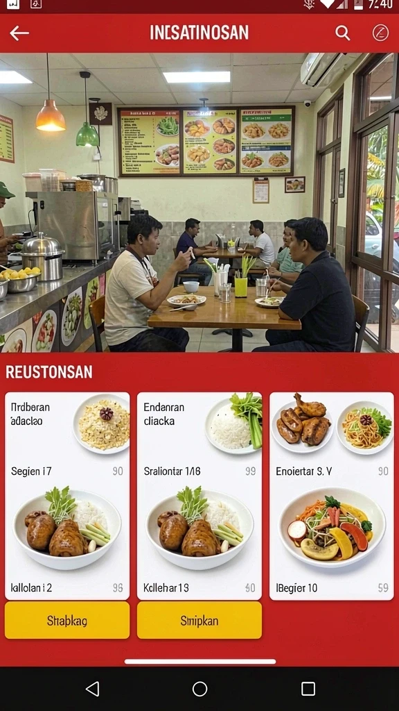 Tampilan antarmuka yang menarik dan ramah pengguna.