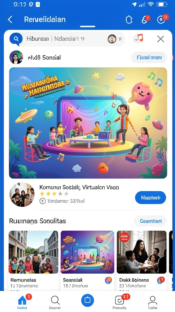Tangkapan layar menunjukkan dunia fantasi yang indah.