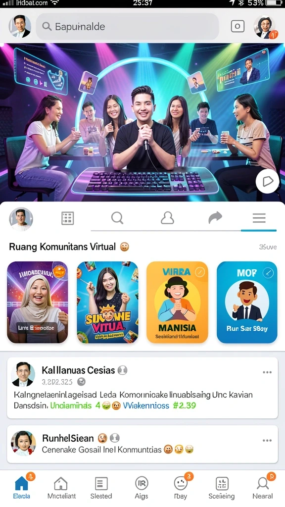 Tampilan antarmuka yang user-friendly dan menarik.