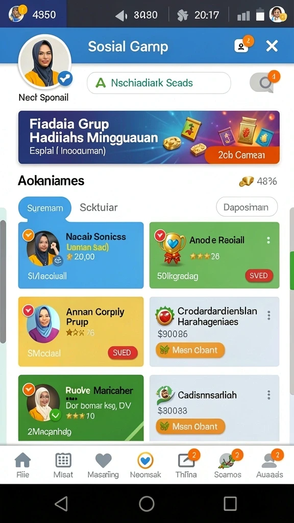 Karakter-karakter unik dengan kemampuan khusus.