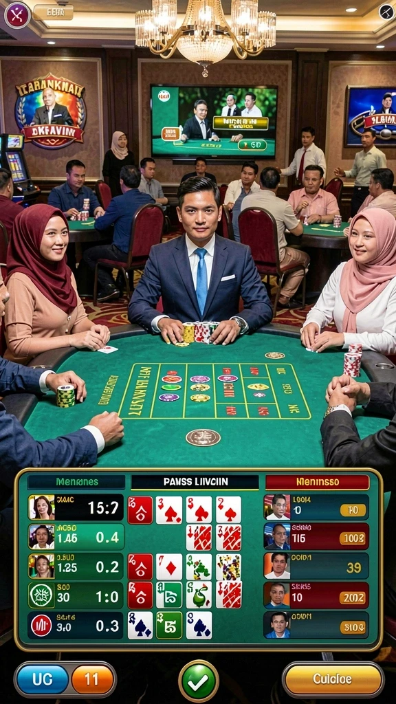 Screenshot permainan yang menunjukkan grafik yang memukau.