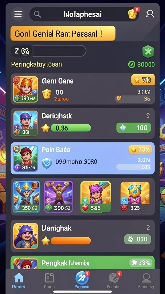 Screenshot ini memperlihatkan berbagai mesin slot yang tersedia dalam SLOTSIDR.