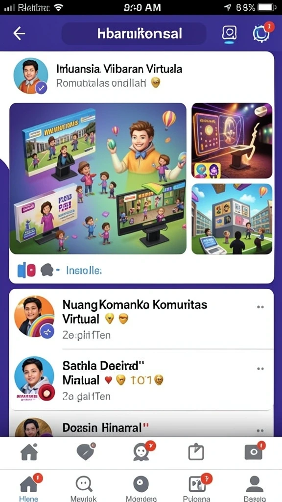 Tampilan antarmuka yang menarik dan mudah digunakan.