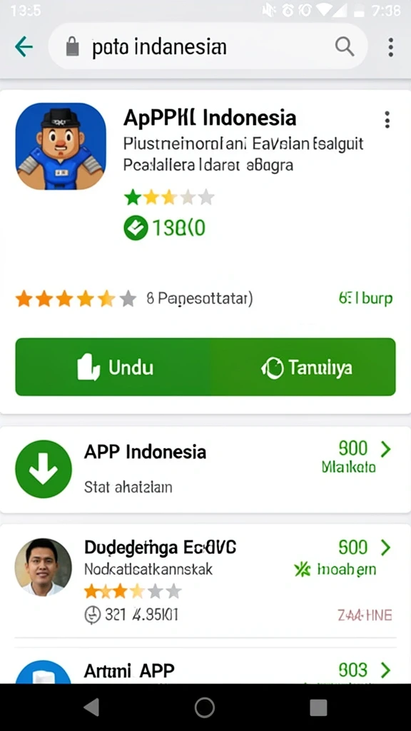 Tampilan awal yang menarik dan user-friendly.