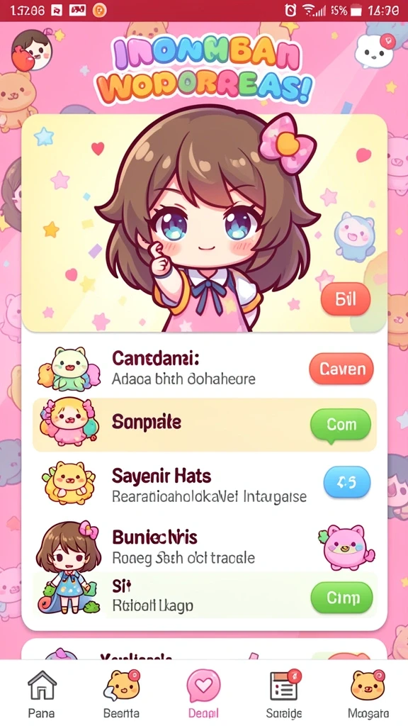 Grafis yang menakjubkan saat memasuki level baru.