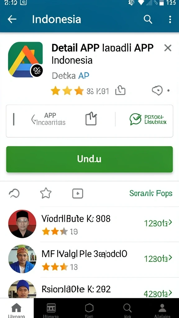 Tampilan antarmuka yang ramah pengguna.