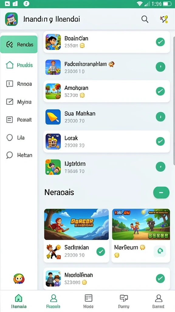 Tampilan antarmuka yang menarik dan mudah dinavigasi.